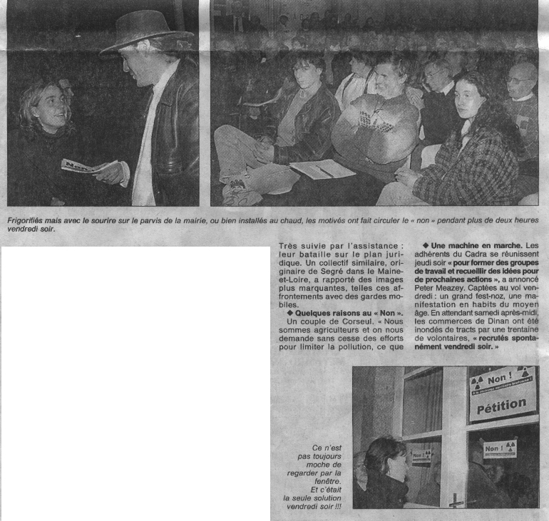 Ouest France du 6.3.2000